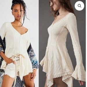 We The Free Primrose Thermal Tunic Dress/Top nwot